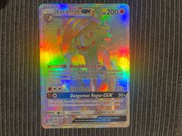 Pokemon Lycanroc GX Rainbow Guardians Rising near Mint