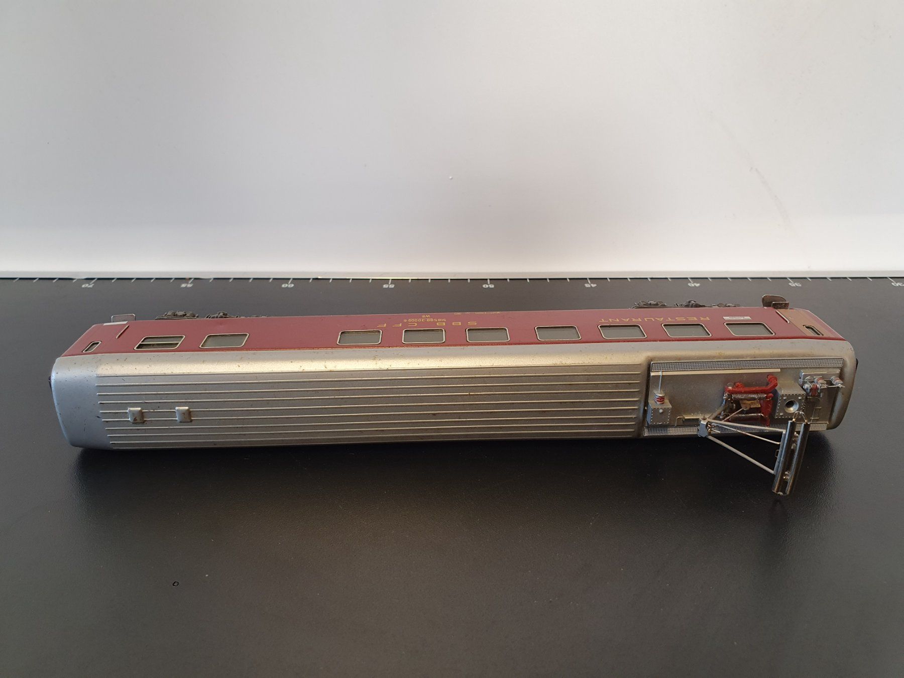 Märklin Modelleisenbahnen: MÄRKLIN: SBB RIC SPEISEWAGEN ROT BLECHMODELL – Gebraucht aus Biglen von taunus82 2