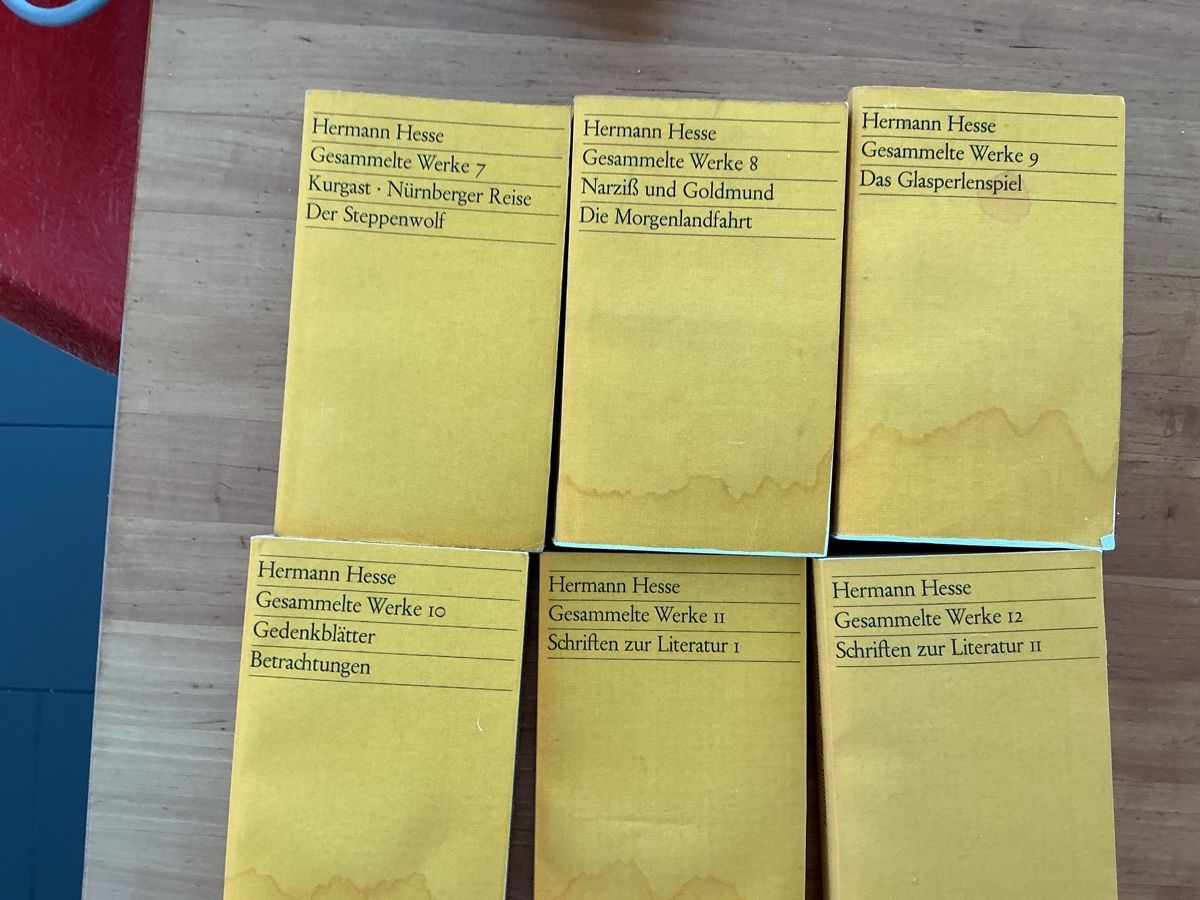 Libri: Hermann Hesse Gesammelte Werke 1-12 – Usato da Urdorf venduto da Msakul 1