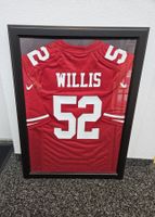 NFL San Francisco 49ers Jersey Nr. 52 Patrick Willis gerahmt