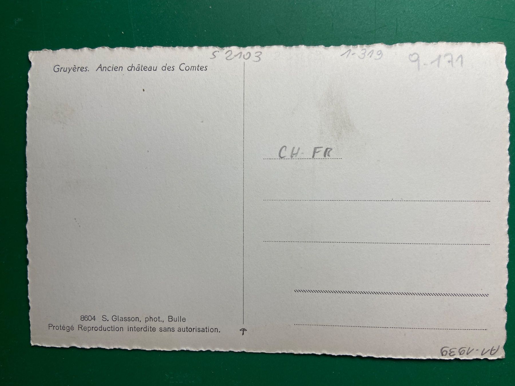 Cartoline postali: Gruyères - Château des Comtes – Usato da Steg VS venduto da _vinci_ 1
