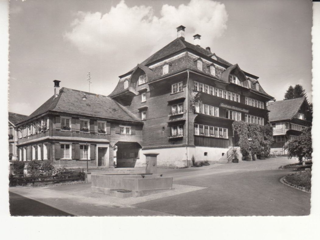 Cartoline postali: Mogelsberg Rössli ca. 1950 – Usato da Bürglen TG venduto da StampGraf