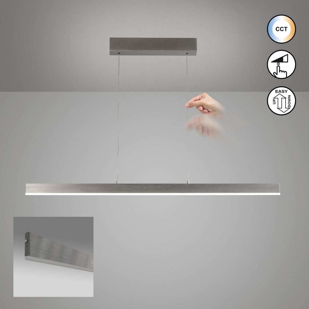 Lampadari & plafoniere: LED Pendelleuchte, CCT, 115 cm x 6 cm – Nuovo (secondo la descrizione) da Kreuzlingen venduto da Smart-Light