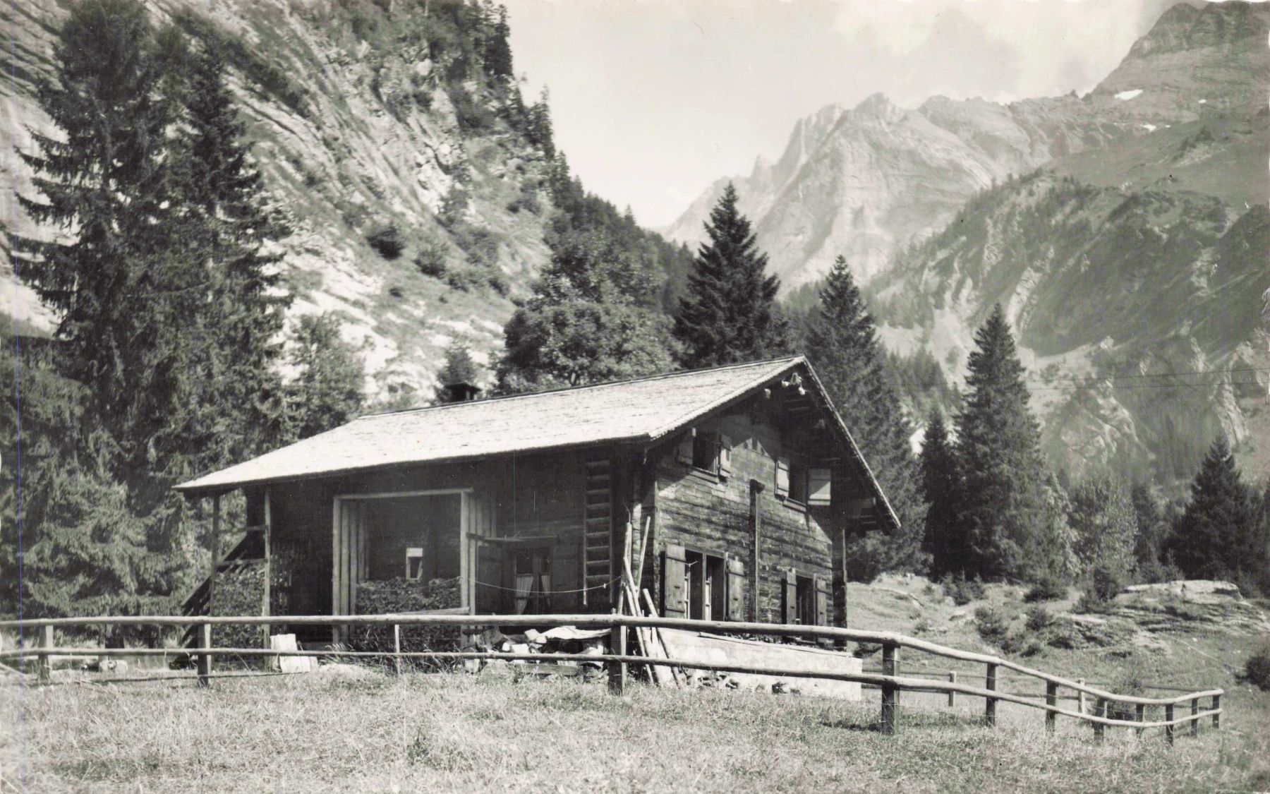 Cartoline postali: Pont de nant chalet de arbalessaz – Usato da Biasca venduto da Blenio71