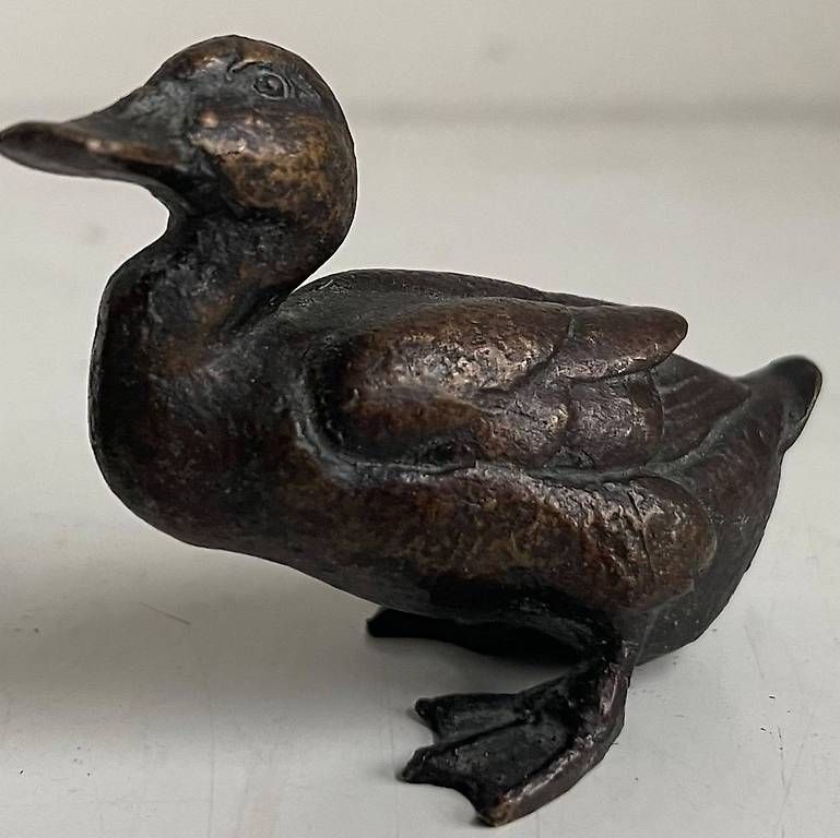 Statuette: 2 Enten aus Bronze – Usato da Bern venduto da Cogo03 1