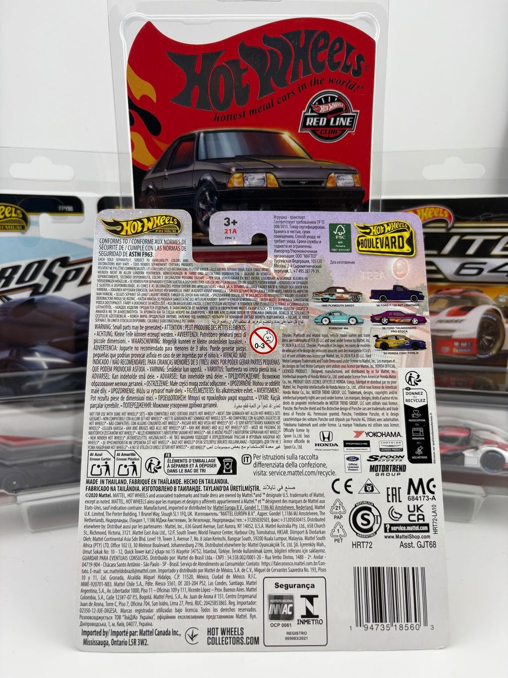 Hot Wheels Modellini d'auto: Hot Wheels 86 Ford Thunderbird Pro Stock Premium Boulevard – Nuovo e nell'imballaggio originale da Flawil venduto da HeisseReifen 4