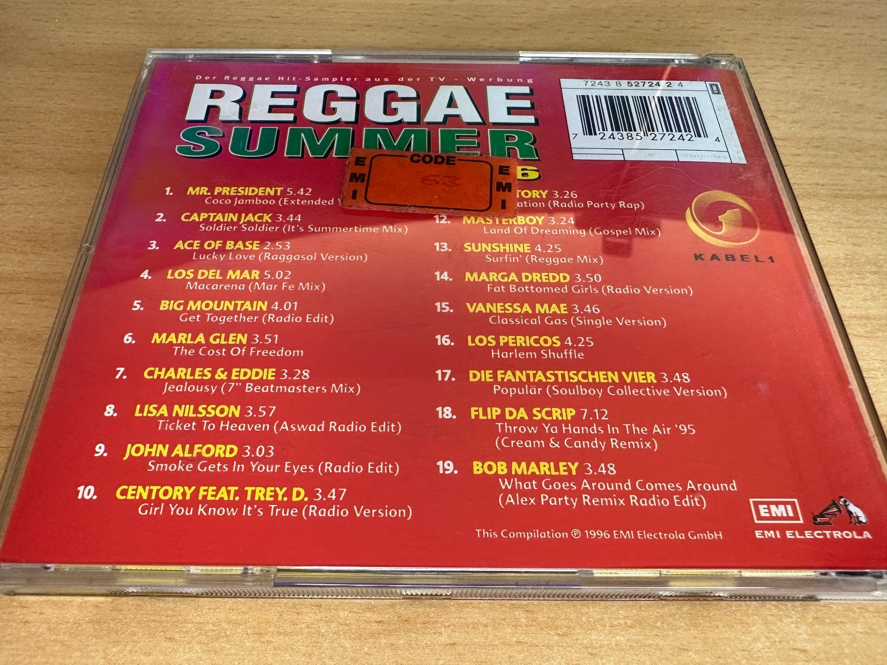 CD: Various – Reggae Summer '96 – Usato da Rikon im Tösstal venduto da Alpenmutz 1