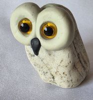 Eule Figur Naturstein Handgemacht und einzigartig 