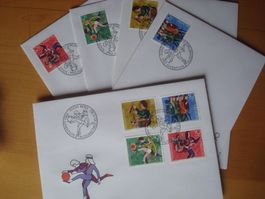 PJ 1990 FDC Serie und einzeln‪ AB NUR 75 RP