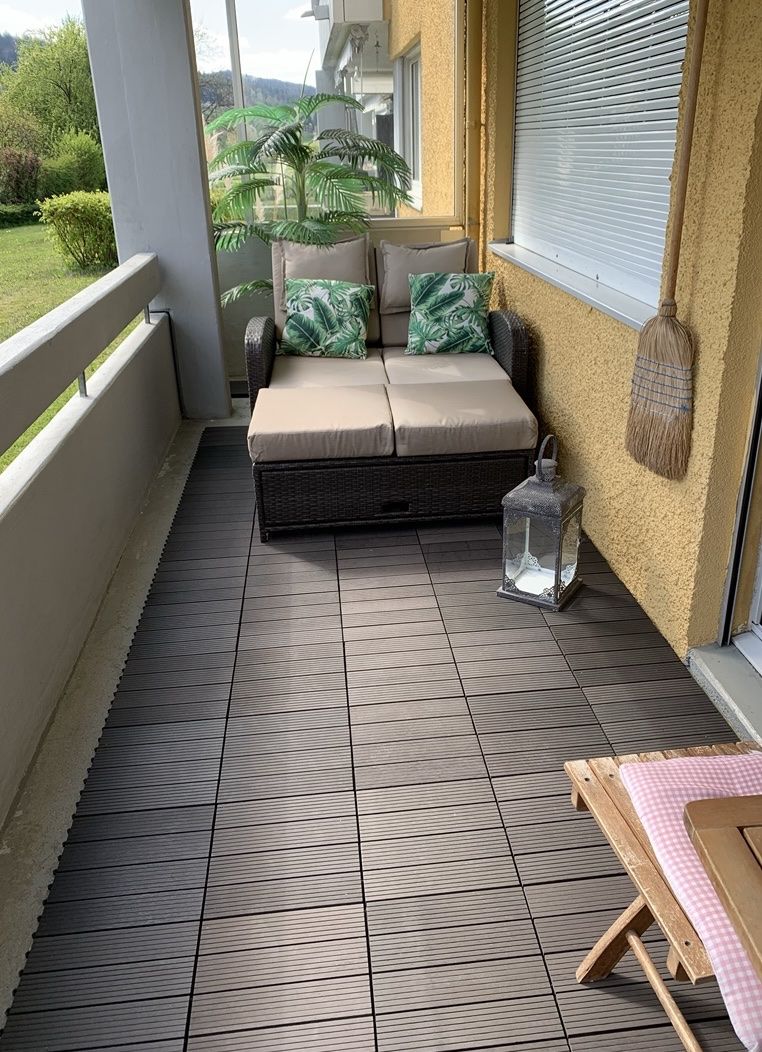 Rivestimenti per pavimenti: 115 Bodenplatten für Balkon oder Terrasse – Usato da Regensdorf venduto da Dagobert1972 4