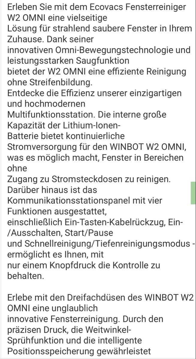 Ecovacs Altro per la casa: Fensterputzroboter – Nuovo (secondo la descrizione) da Gontenschwil venduto da Angela_10 6
