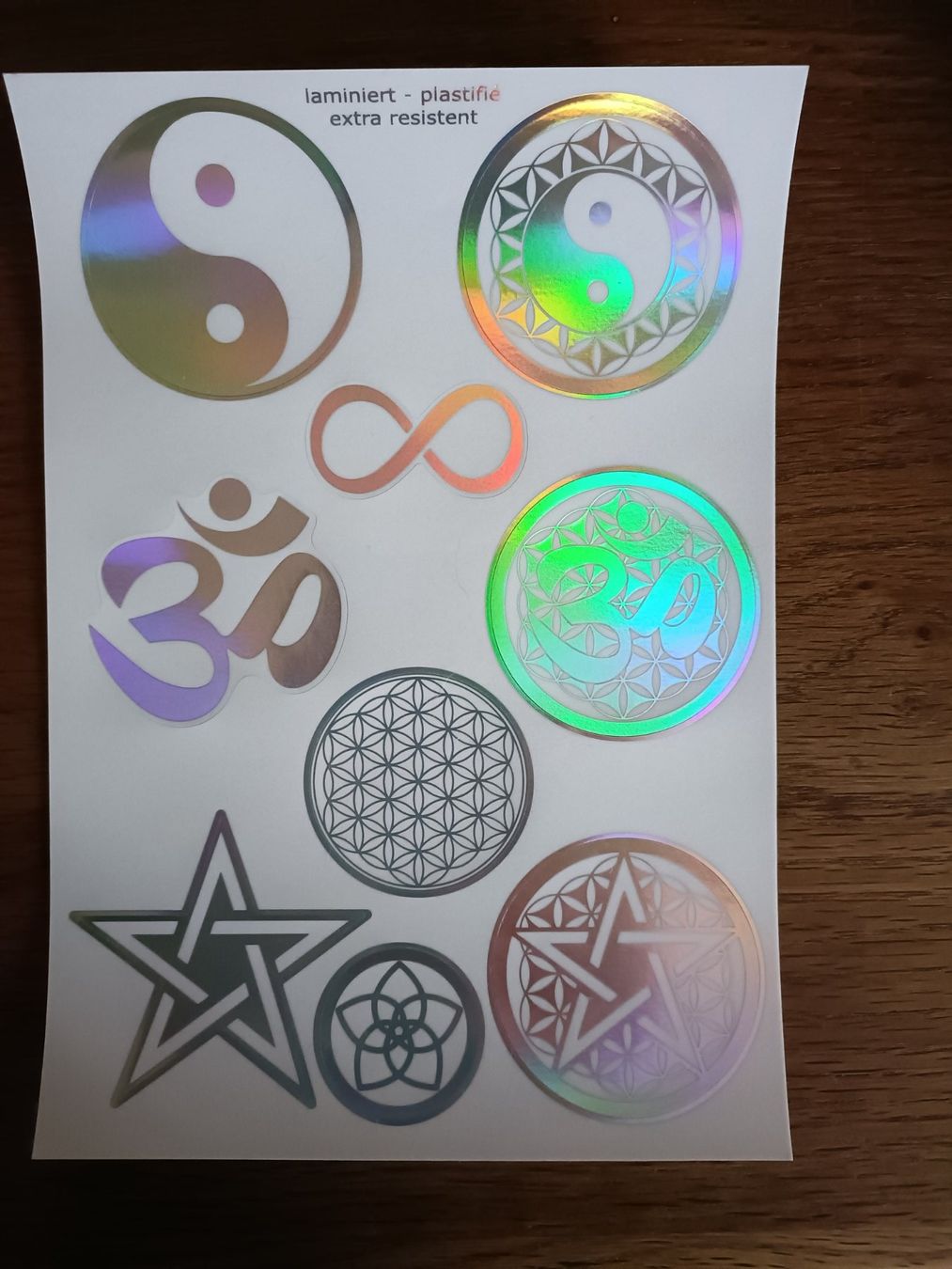 Sticker: Stickerbogen silberfarbig – Nuovo (secondo la descrizione) da Emmenbrücke venduto da Levira8