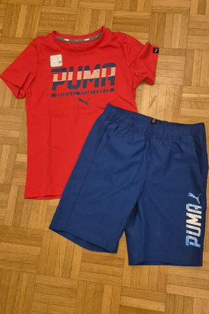 Puma T-Shirt und Shorts Set Grösse 140 neu