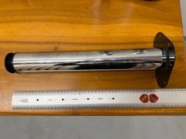 4 Chrom Beine  40+2 cm lang