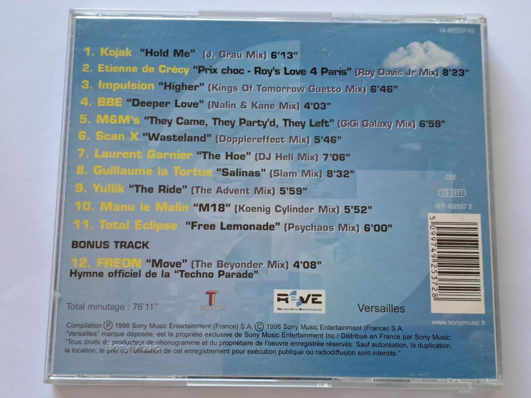 CD: Cd Techno Parade 1998 – Usato da Pully venduto da bro_n52j 2