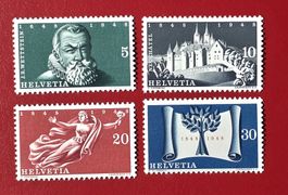 WERBEMARKEN 100 J. BUNDESSTAAT 281 - 284 1948** POSTFRISCH
