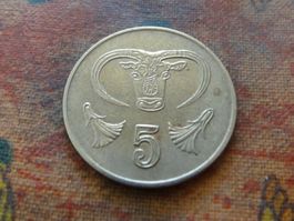 CHYPRE  5  Cents  1992