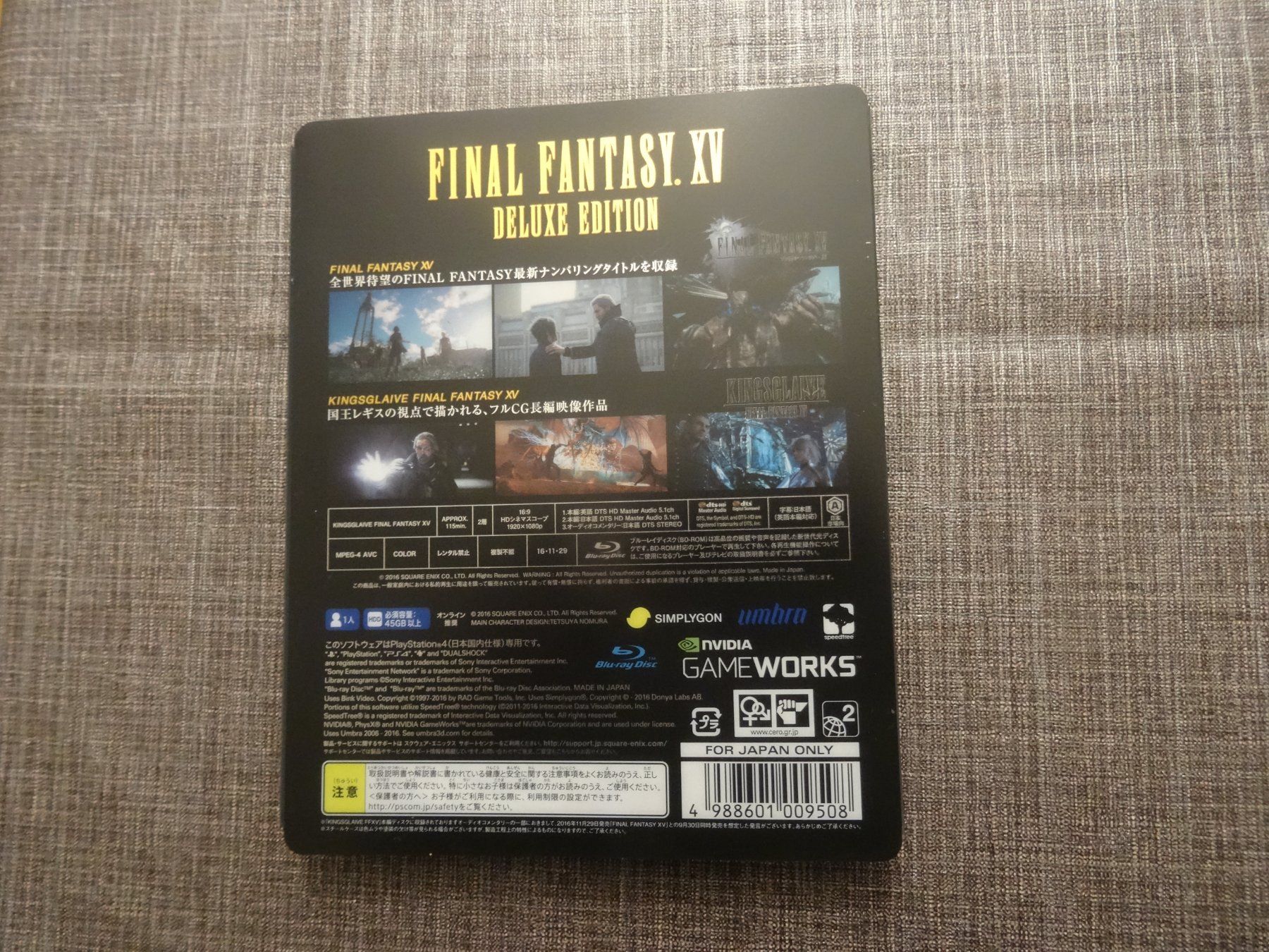 Giochi: Final Fantasy XV Deluxe Edition IMPORT JAPAN – Usato da Olten venduto da Disc-Ausverkauf 1