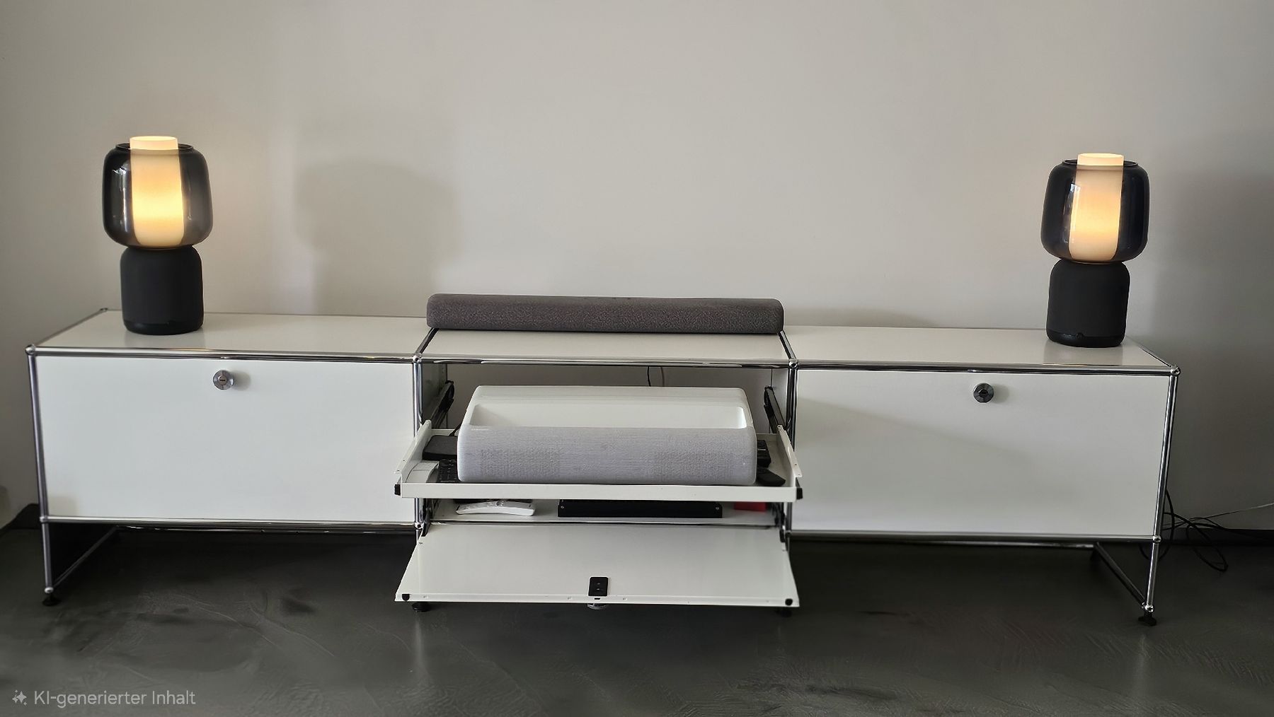 USM TV Möbel: USM Haller Lowboard /Sideboard mit Auszug – Neu (gemäss Beschreibung) aus Münchenstein von Trayo