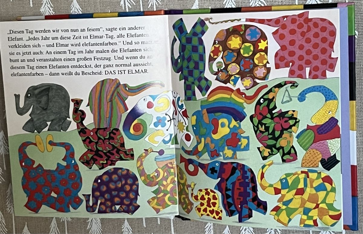 Libri: Kinderbuch ELMAR von David McKee – Usato da La Tour-de-Peilz venduto da Pansy02 5