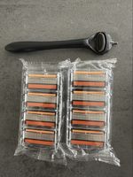 Rasierklingen Set, 1 Griff , 6 lagiger 8 Ersatzklinglinge