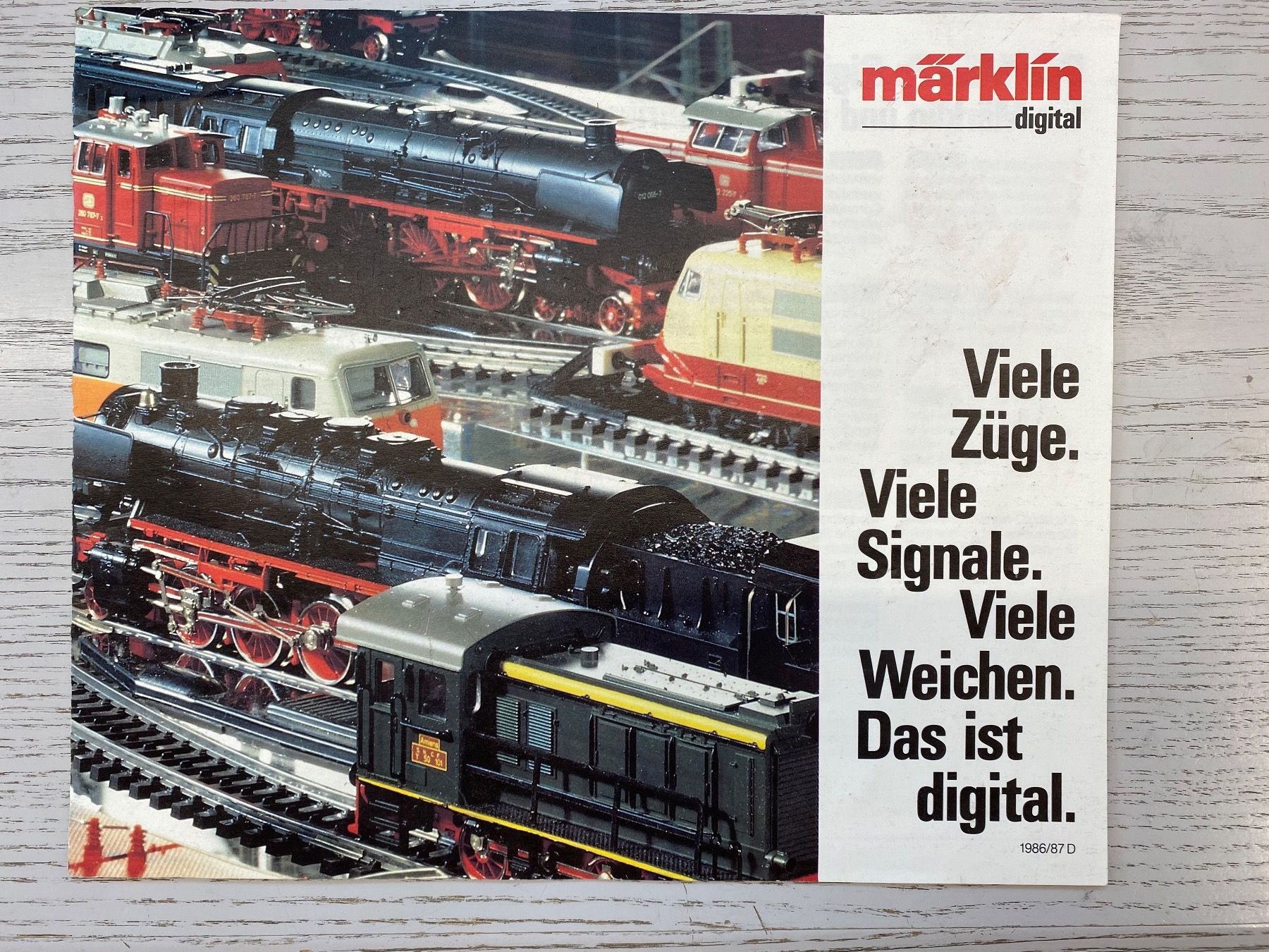 Documenti: Märklin 1986/87 Digital Prospekt – Usato da Lupsingen venduto da New-Haven
