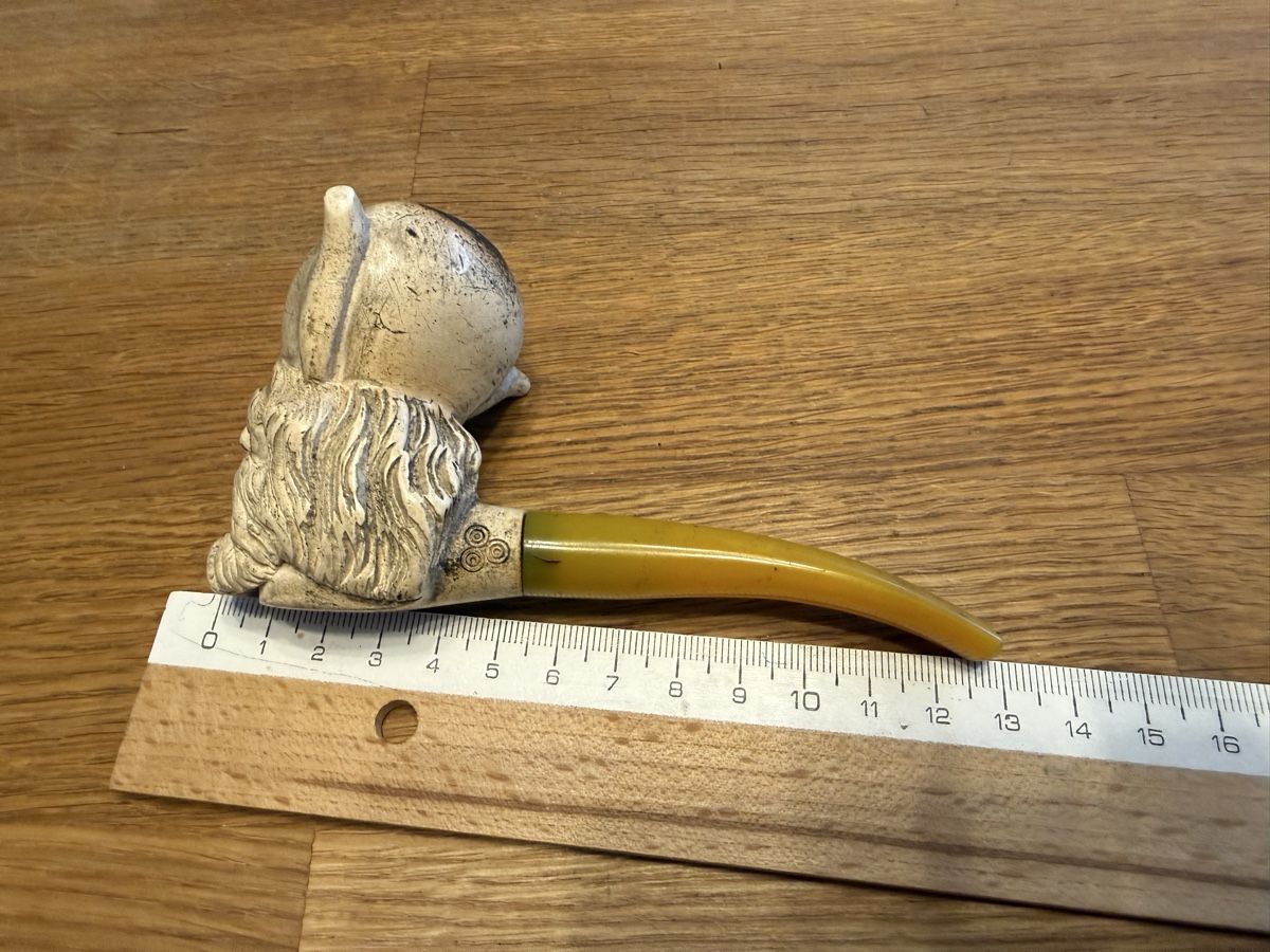 Pipe & Accessori: Alte Pfeife mit Kopf, Tabak Pfeife Meerschaum Pfeife – Usato da Goldach venduto da Messerguru 6