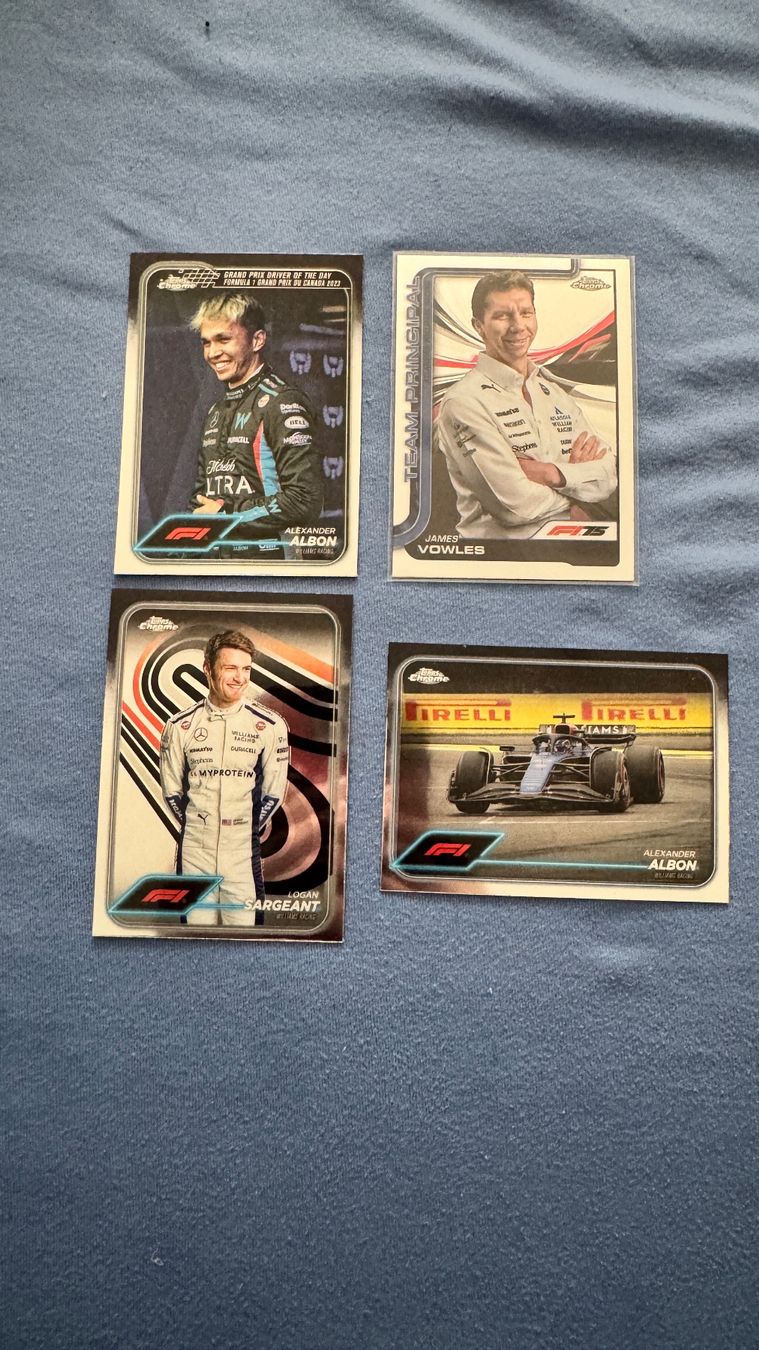 Topps Carte collezionabili: Topps chrome formel 1 karten williams – Nuovo (secondo la descrizione) da Burgdorf venduto da Catbagger64