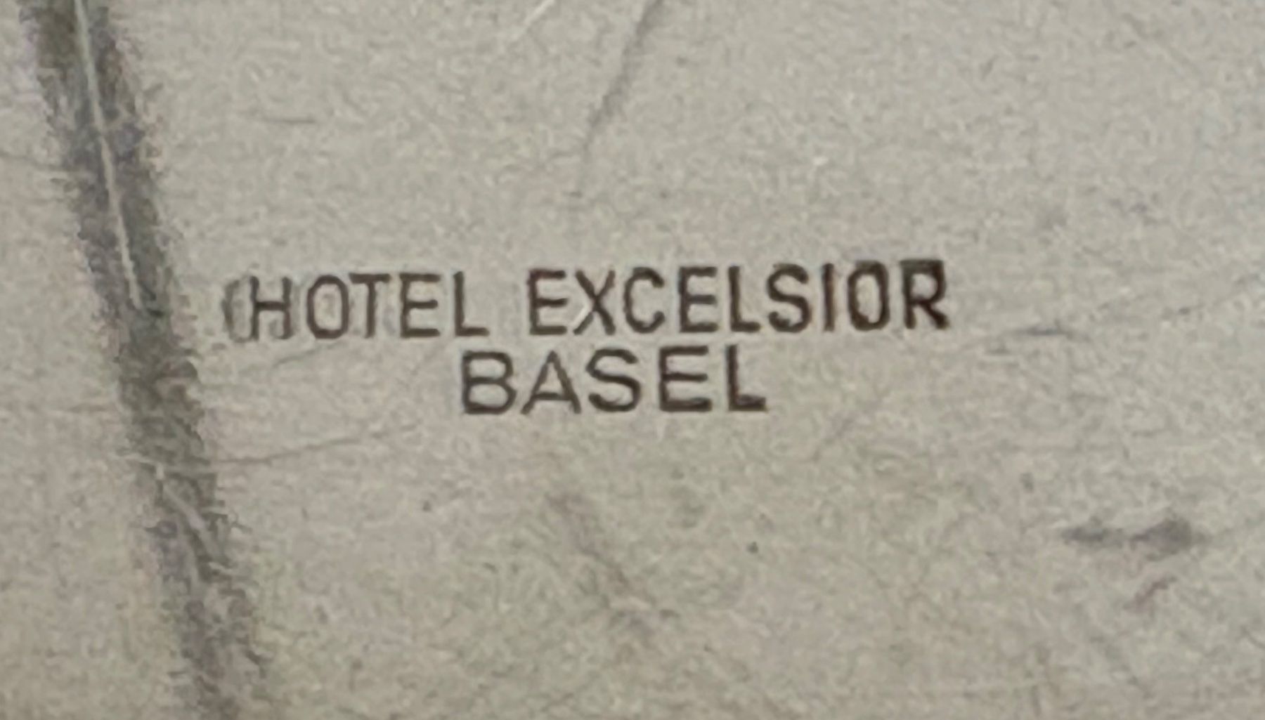 Servierplatten: Tablett Set Hotel Excelsior Basel gebraucht 4 teilig – Gebraucht aus Frick von Rukki 2