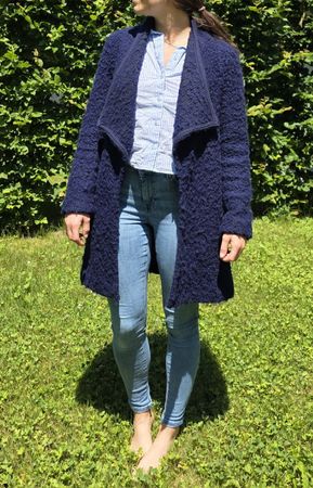 Blauer Mantel / Manteau bleu