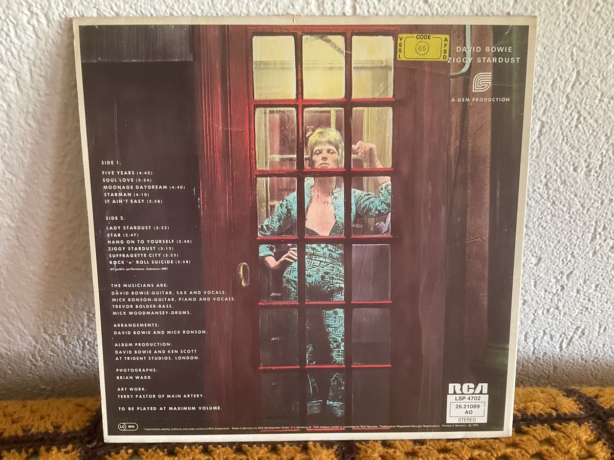 Dischi in vinile: David Bowie -ZIGGY STARDUST – Usato da Steffisburg venduto da miatigi 2