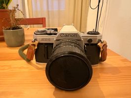 Canon AE-1 35mm Film SLR Camera + 2 Lenses
