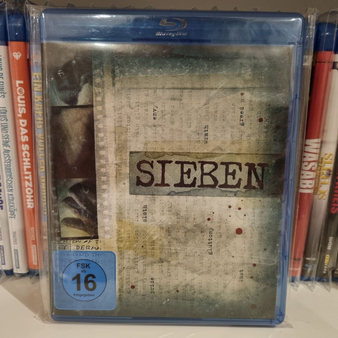Alle DVDs: Blu-ray "Sieben" mit Brad Pitt, Morgan Freeman, Thriller – Neu (gemäss Beschreibung) aus Bremgarten AG von
