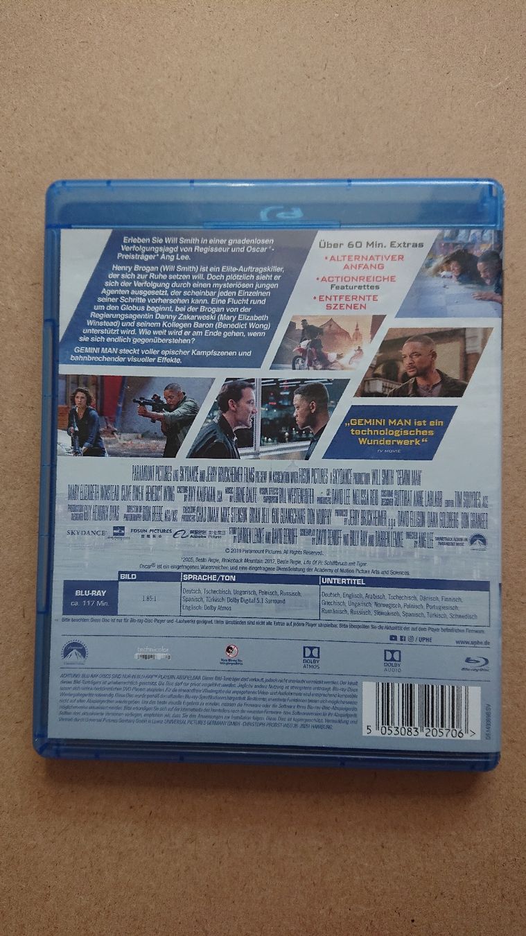 Tutti i DVDs: Gemini Man Blu-ray – Usato da Chur venduto da FreakofRarity 1