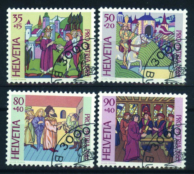 Tutti i francobolli: 1989, Pro Patria, ET – Usato da Willisau venduto da Vollstempel