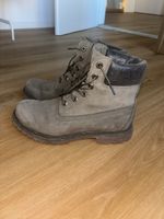 Timberland Damen Boots Leder Taupe – Grösse 39,5/40