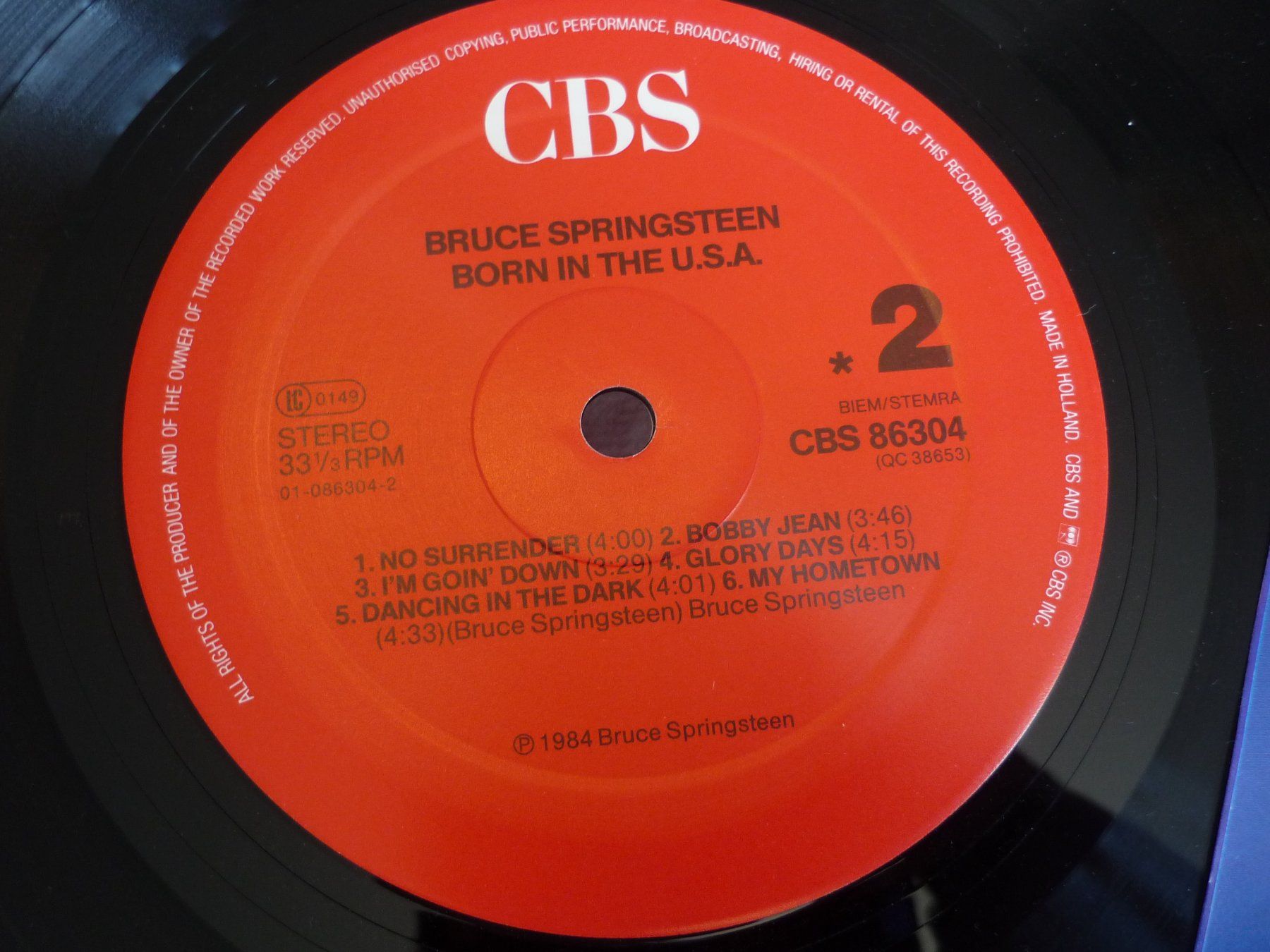 Dischi in vinile: 12" Vinyl - Bruce Springsteen - born in the usa – Usato da Beringen venduto da zzRegal 2