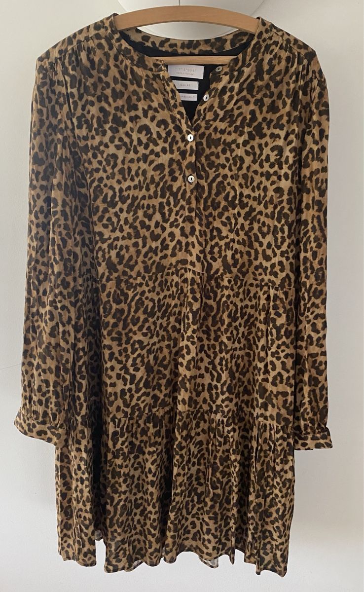 Rich & Royal Kleider: RICH & ROYAL Kleid Gr. 40 mit Leopardenmuster – Gebraucht aus Jona von Flamingoo 2