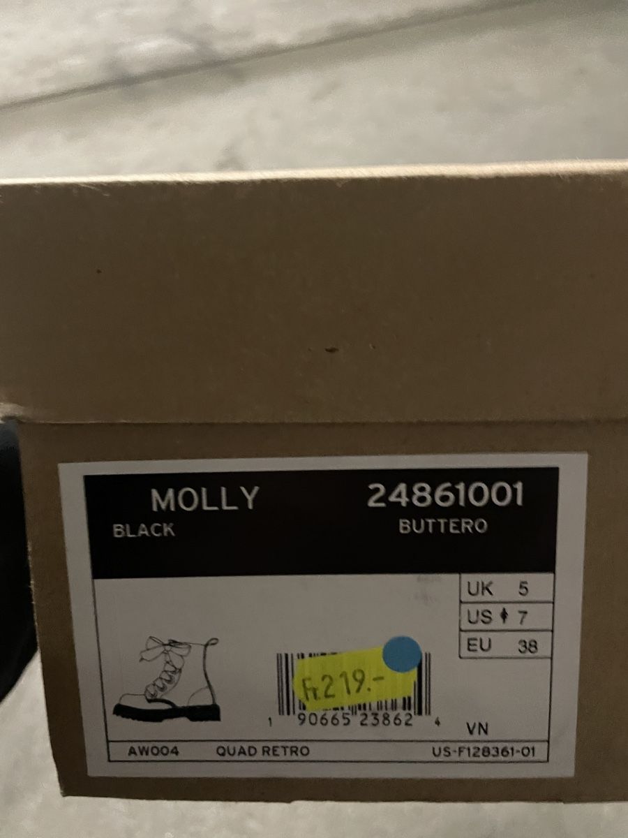 Dr. Martens Scarpe da uomo: Dr. Martens Molly noires, taille 38 occasions – Usato da Genève venduto da gil_mzg8