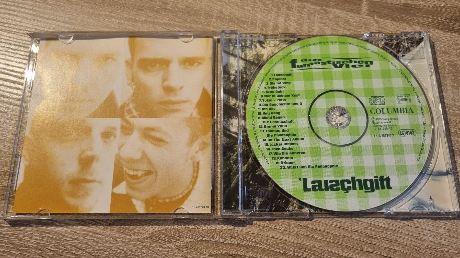 CD: Die Fantastischen Vier - Lauschgift – Usato da Hagenbuch ZH venduto da lecterr55 1