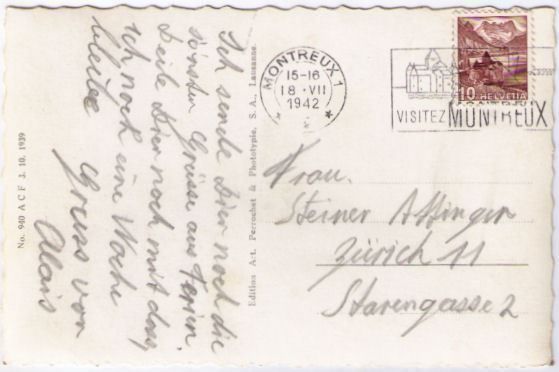 Cartoline postali: Montreux – Usato da Binningen venduto da Mountainrider 1