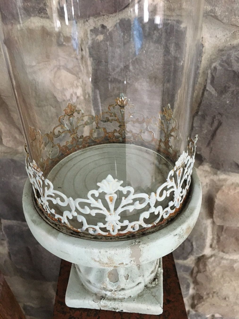 Portacandele: Windlicht Shabby Chic mit Glaszylinder – Nuovo e nell'imballaggio originale da Volketswil venduto da rubin74 3
