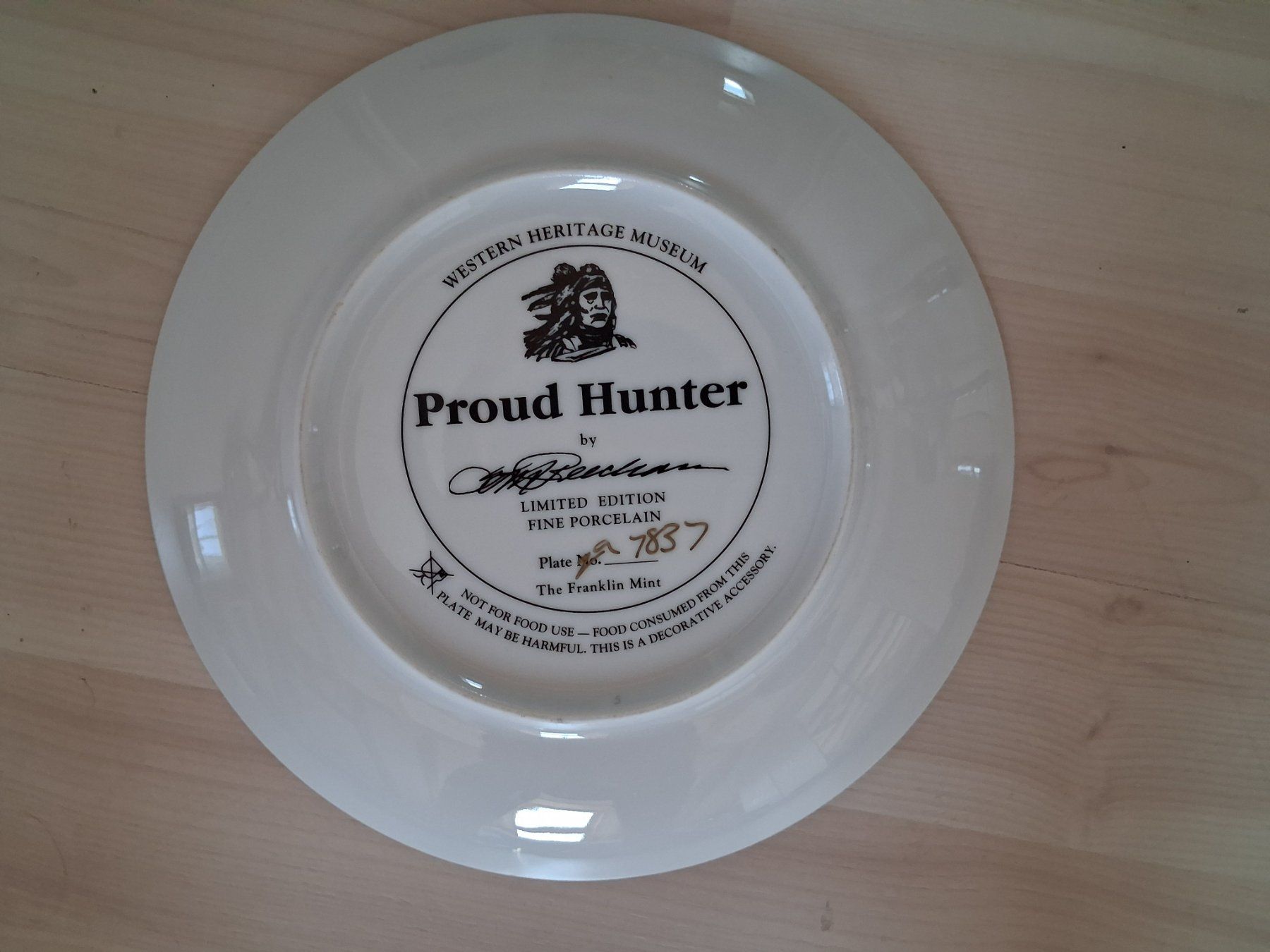 Piatti: SAMMELTELLER INDIANER PROUD HUNTER – Nuovo (secondo la descrizione) da langnau venduto da Santos1411 1