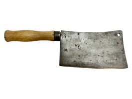 Ancien couperet de boucher signé PEUGEOT FRÈRES fin XIXe