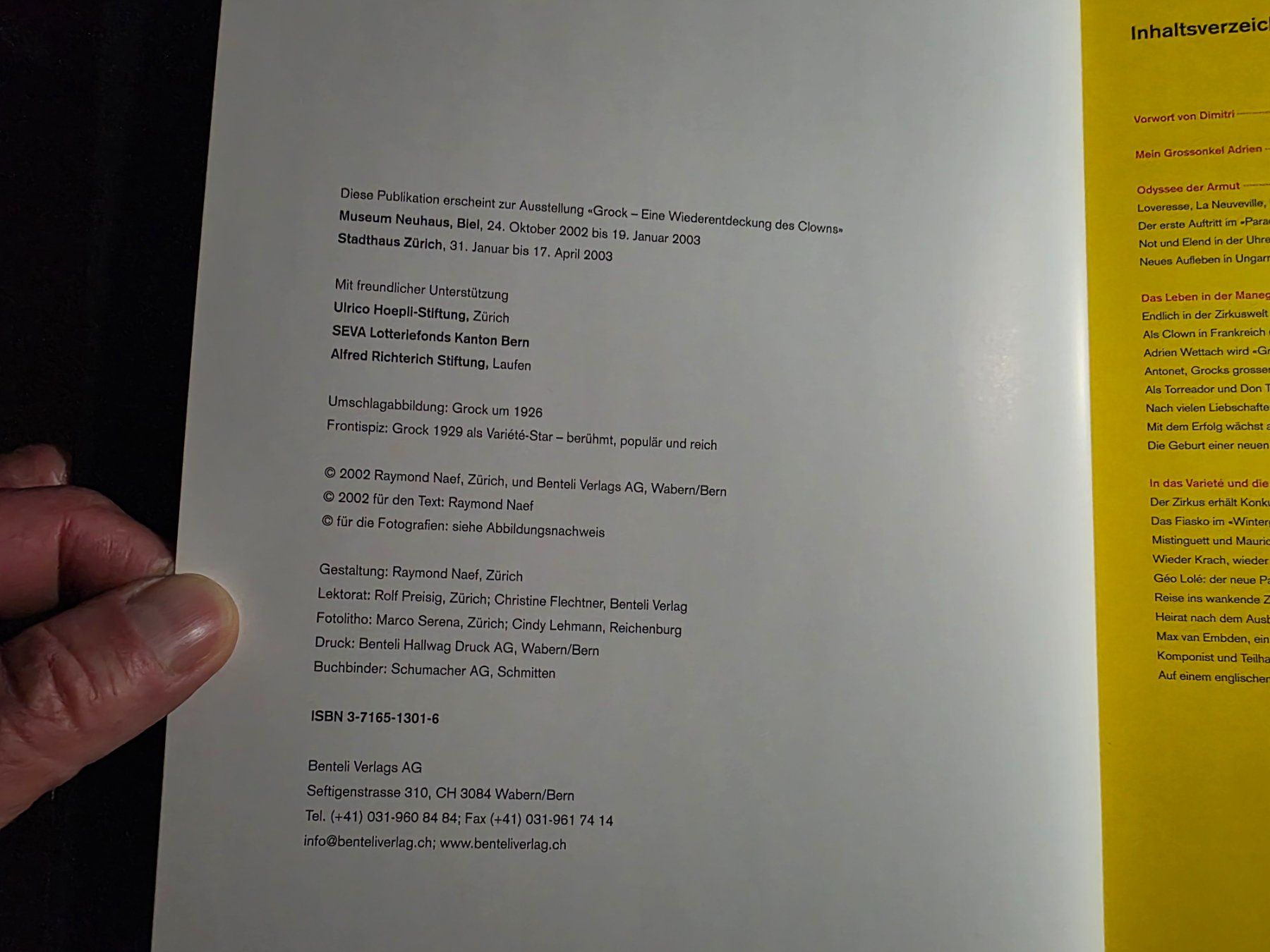 Libri: GROCK - Eine Wiederentdeckung des Clowns - Dimitri 2002 – Nuovo (secondo la descrizione) da Walterswil BE venduto da Lonitti 1