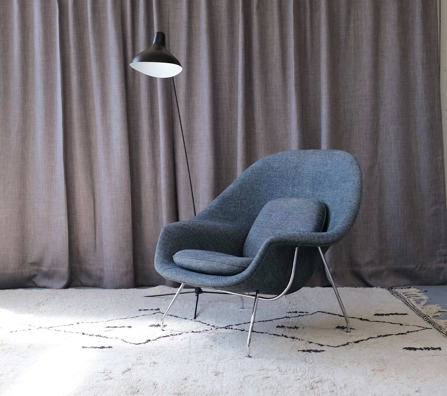 Knoll Poltrone: Knoll Womb Chair by Eero Saarinen – Usato da Bern venduto da Zmodern_CON 6