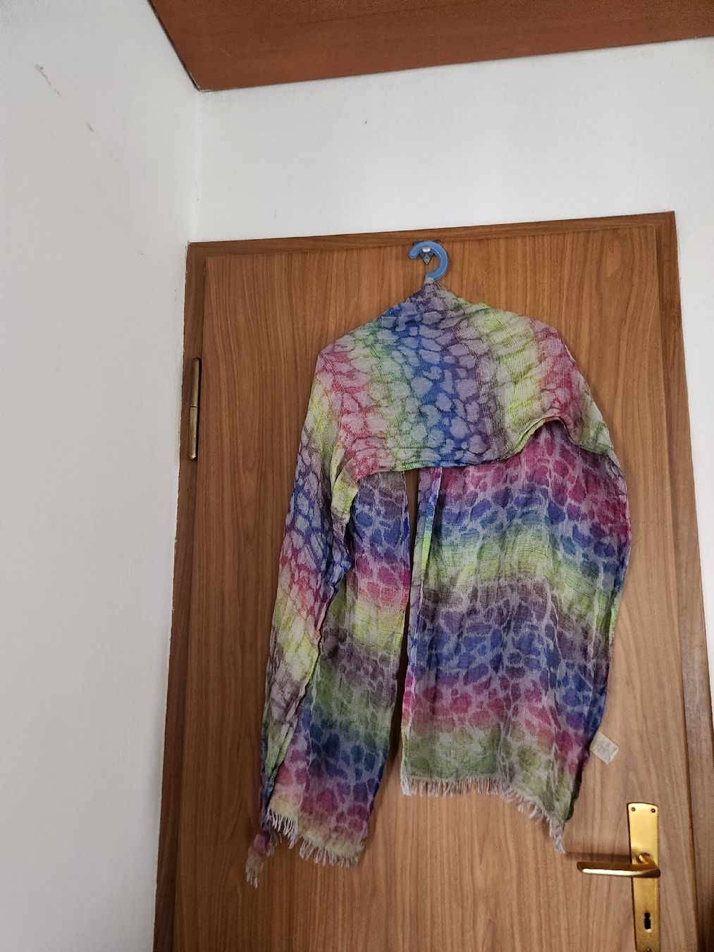 Codello Foulards, Tücher & Schals: Écharpe CODELLO.multicolore motif abstrait 60% lin – Gebraucht aus Niedergösgen von Eva2410 1