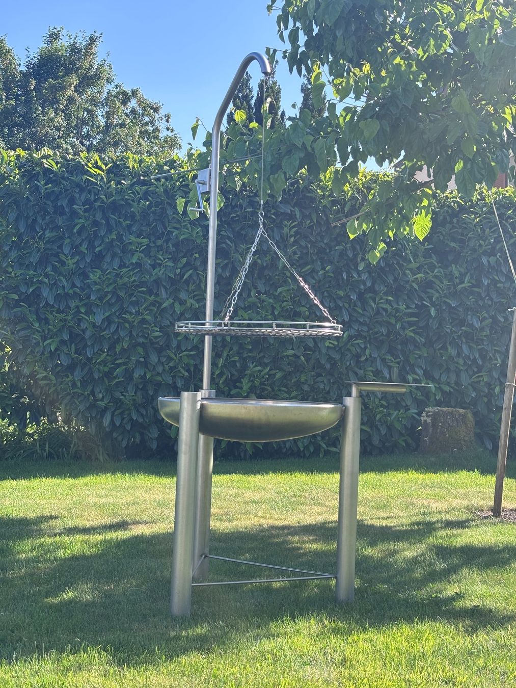 Griglie: Schwenkgrill Edelstahl rostfrei – Usato da Blauen venduto da rob_2rfj 3