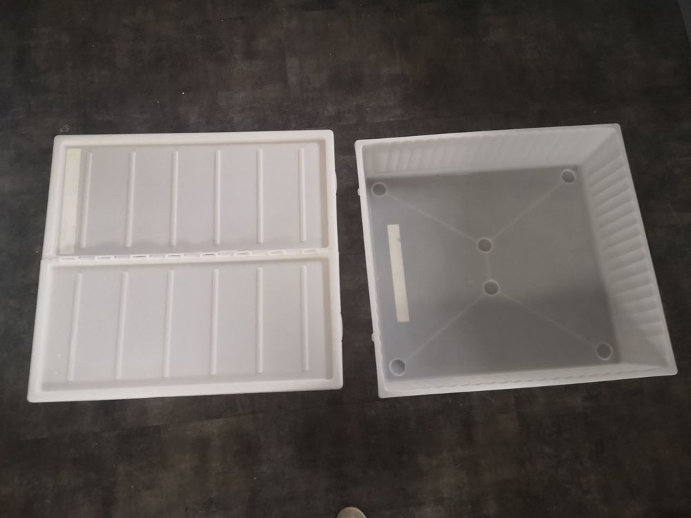 Unterbett Schublade 90L - Platzsparende Aufbewahrung Mit Klarem Deckel