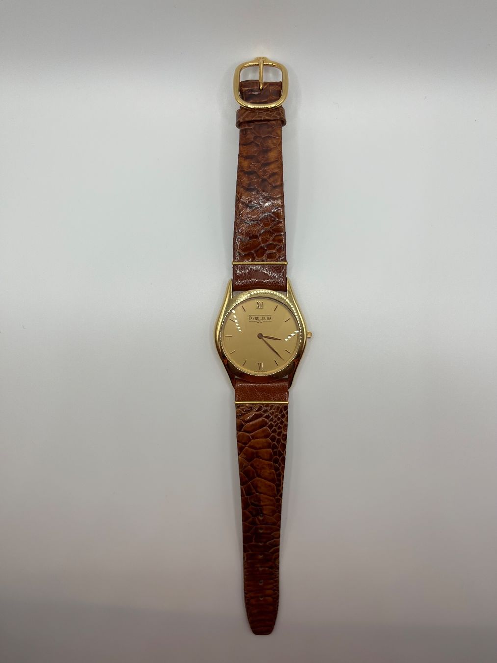 Favre Leuba Orologi: Favre Leuba Quartz plaqué or - NOS – Nuovo e nell'imballaggio originale da Erlach venduto da migdep985 7